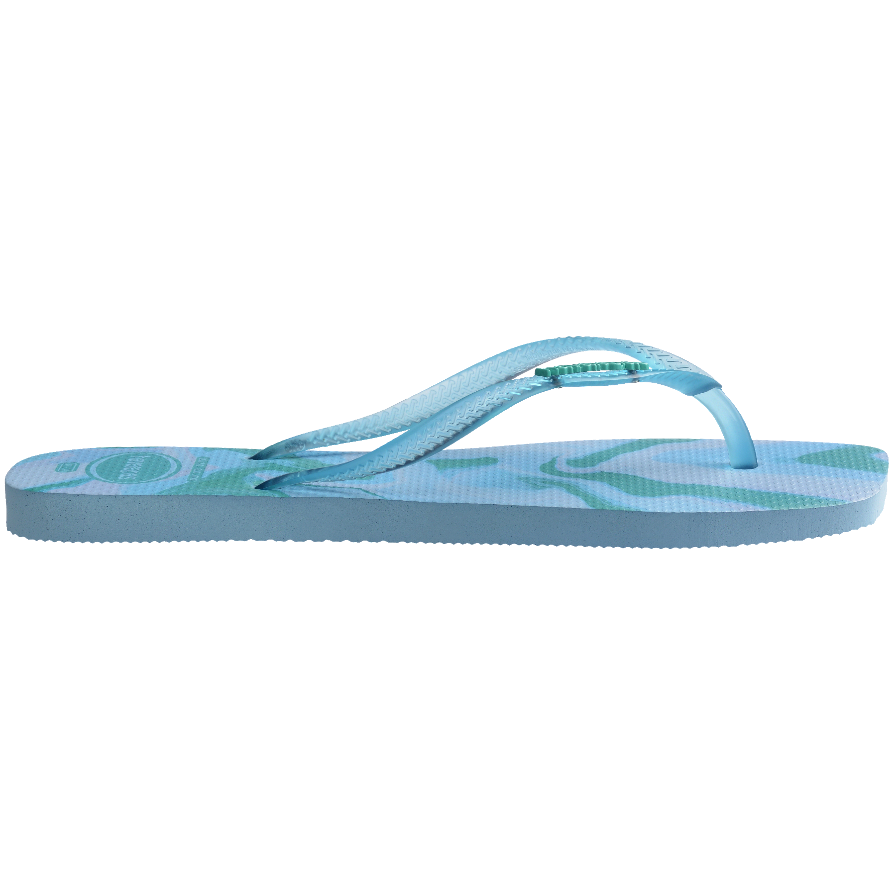 Women's Slim Square Jelly Flip Flops - LAVENDER BLUE