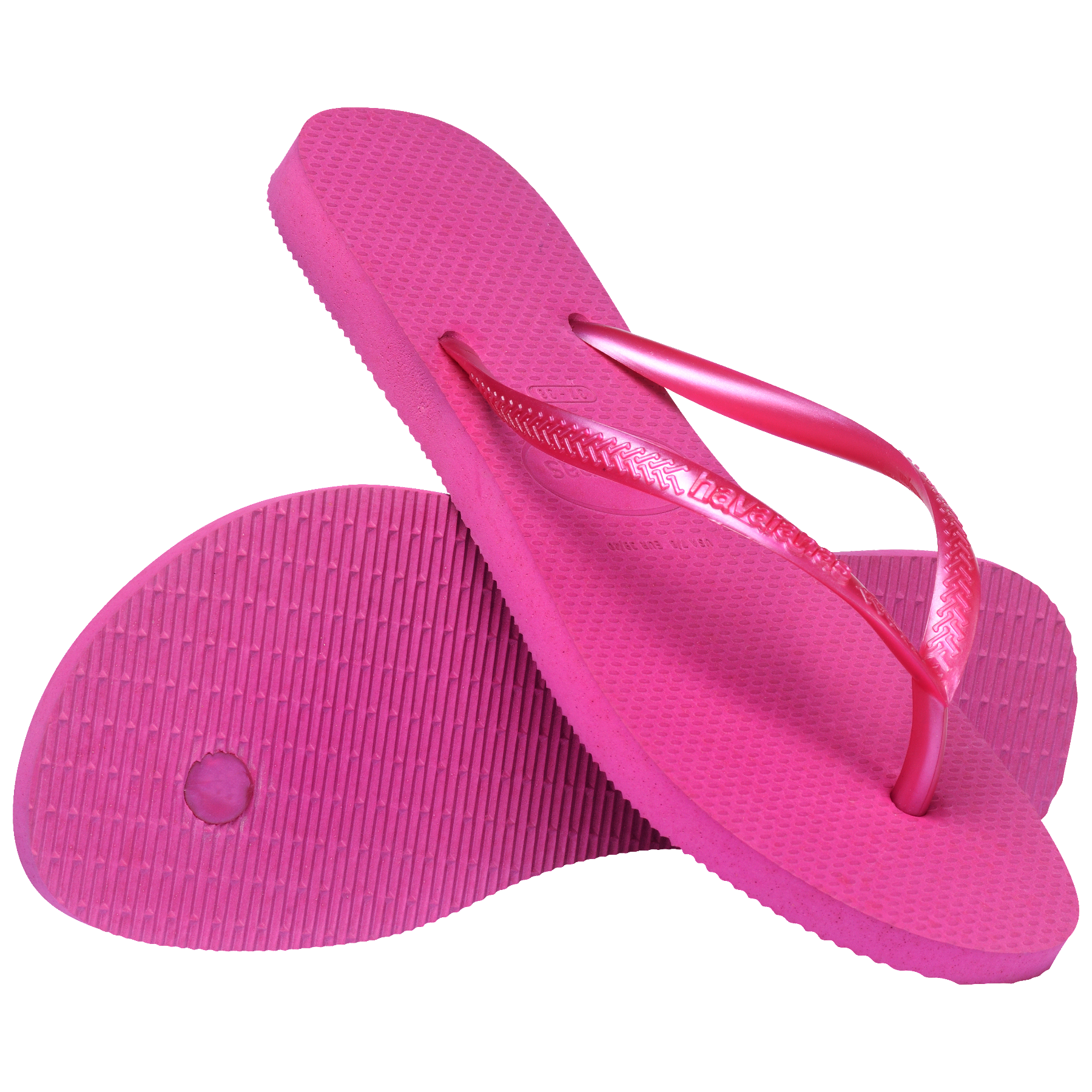 Women's Slim Flip Flops - ROSE GUM/METALLIC ROSE GUM