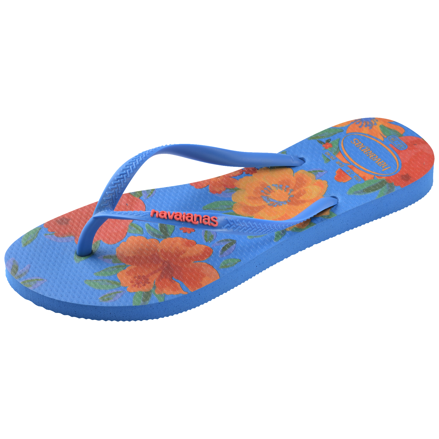 Women's Summer Bliss Slim Flip Flops - BRILLIANT BLUE