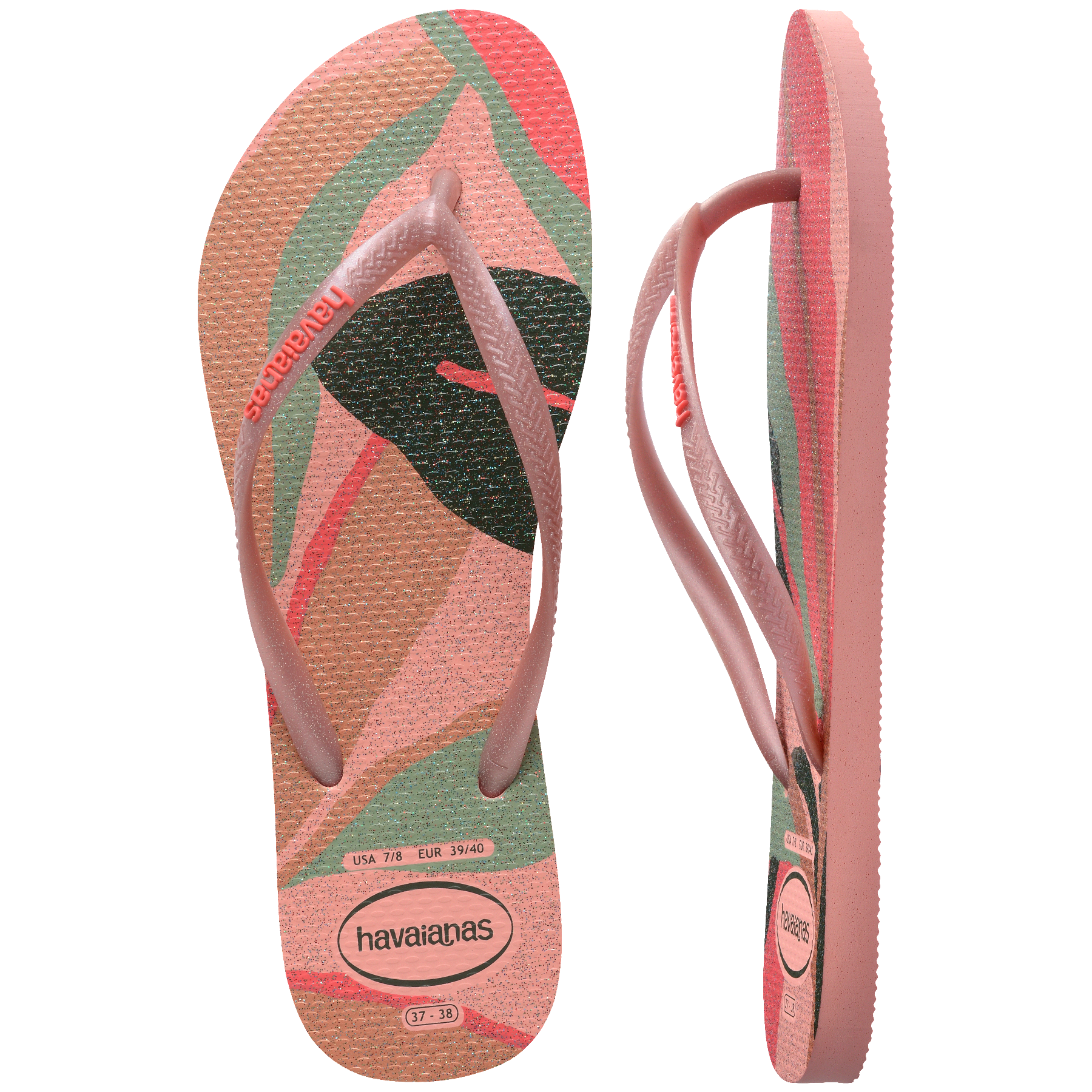 Women's Slim Palette Glow Flip Flops - BLOSSOM